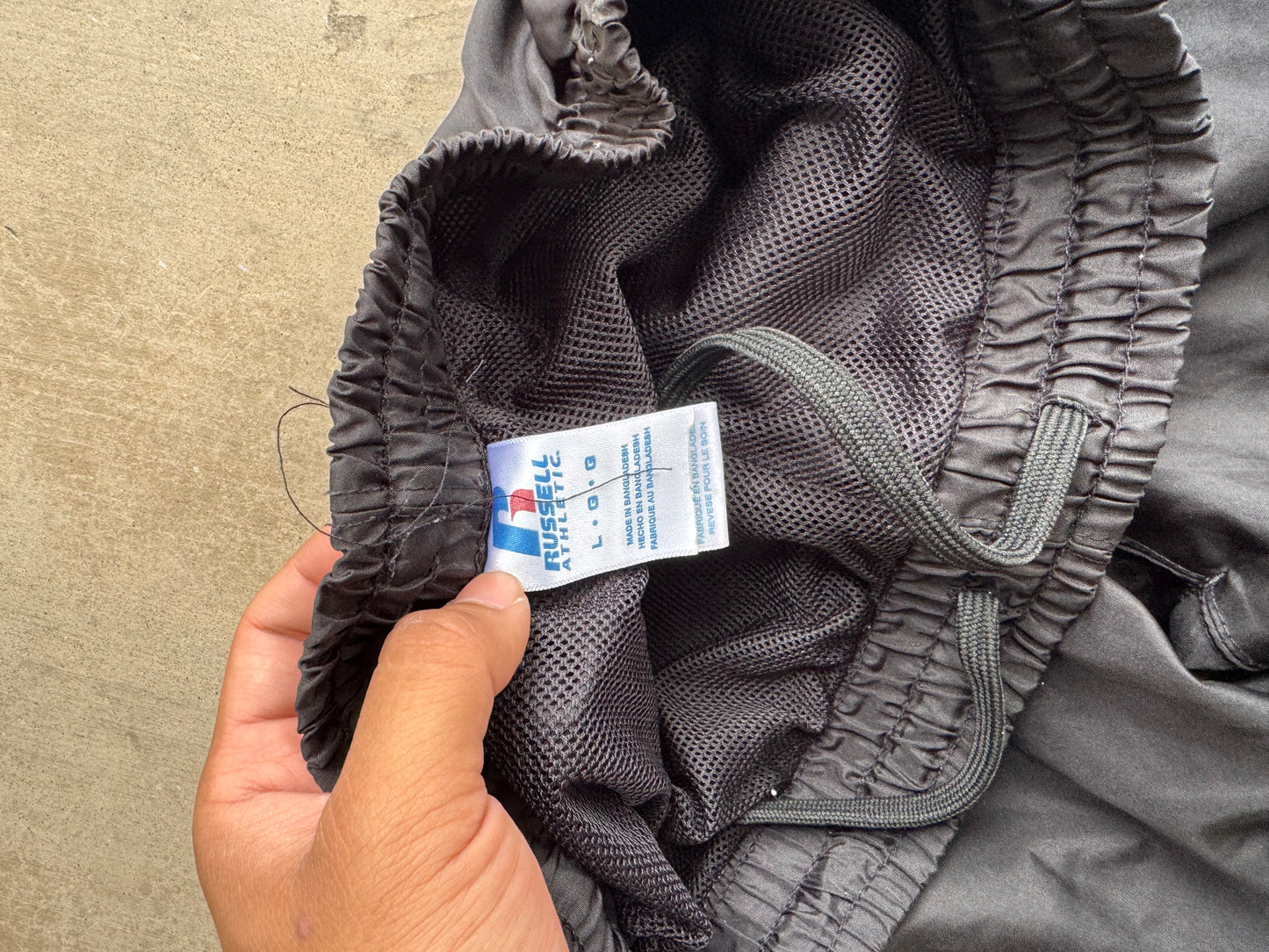 Russell athletic track pants size L