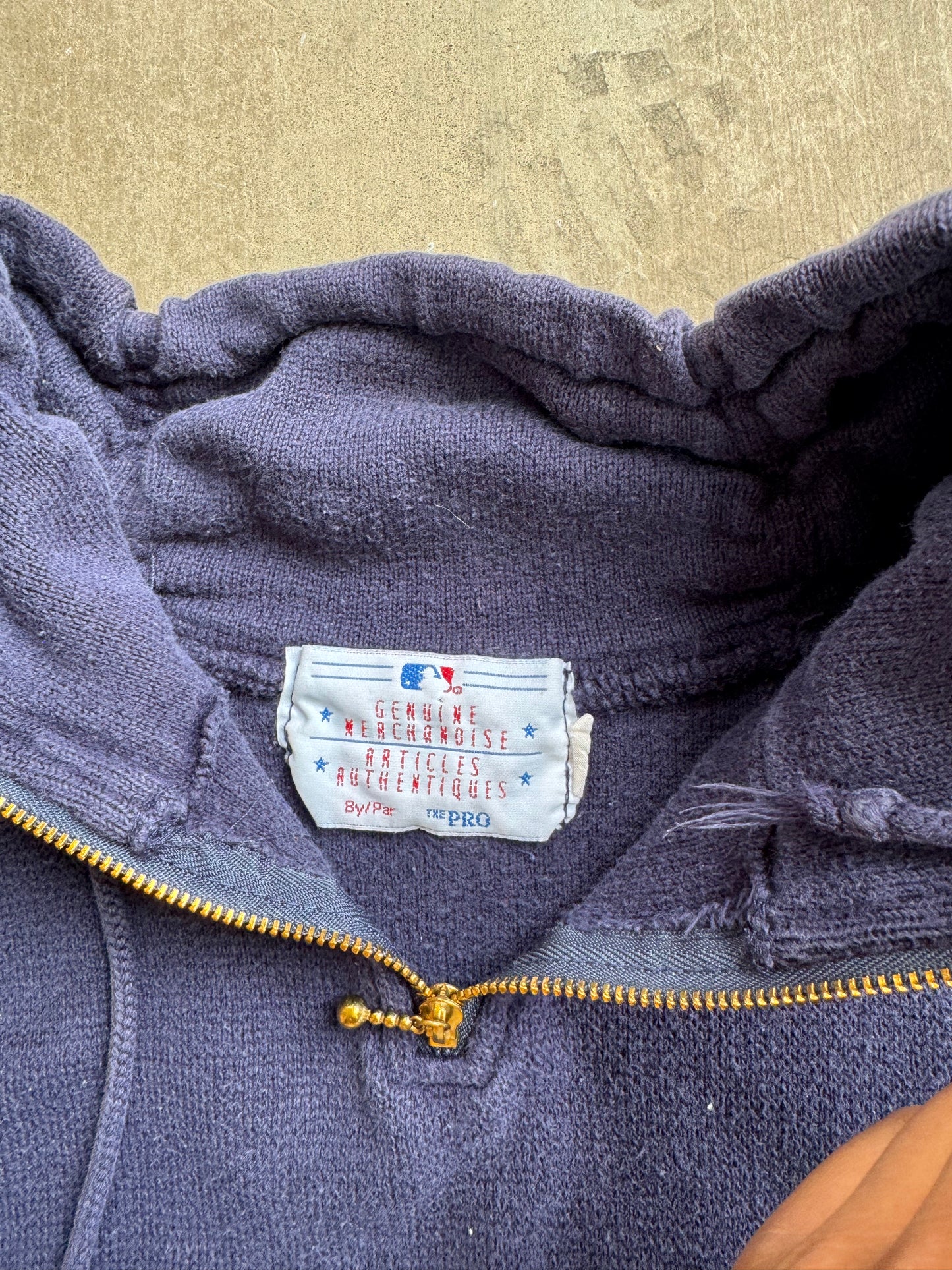 Vintage 1992 Blue Jays quarter zip size S