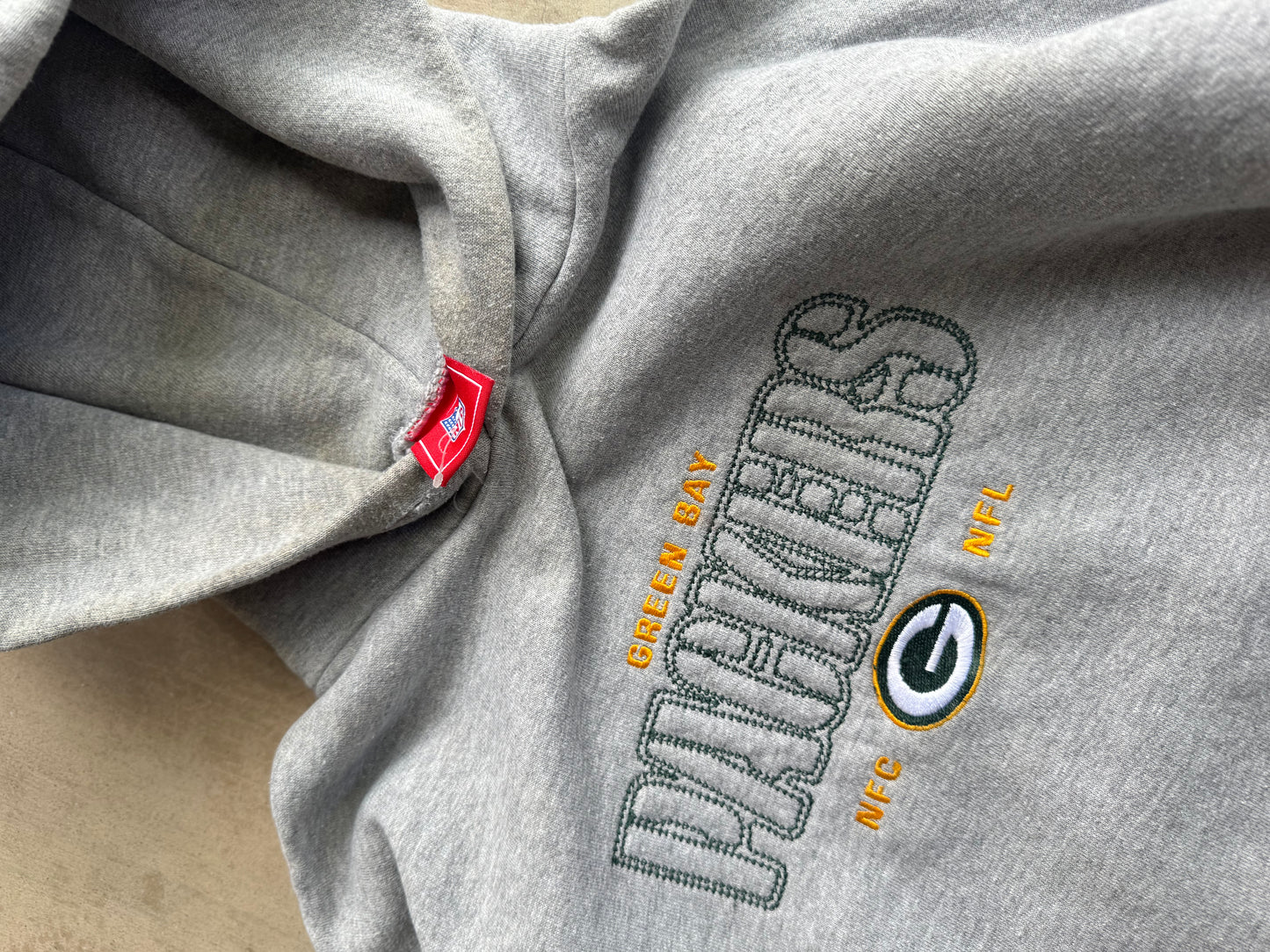 Greenbay packers hoodie size XL